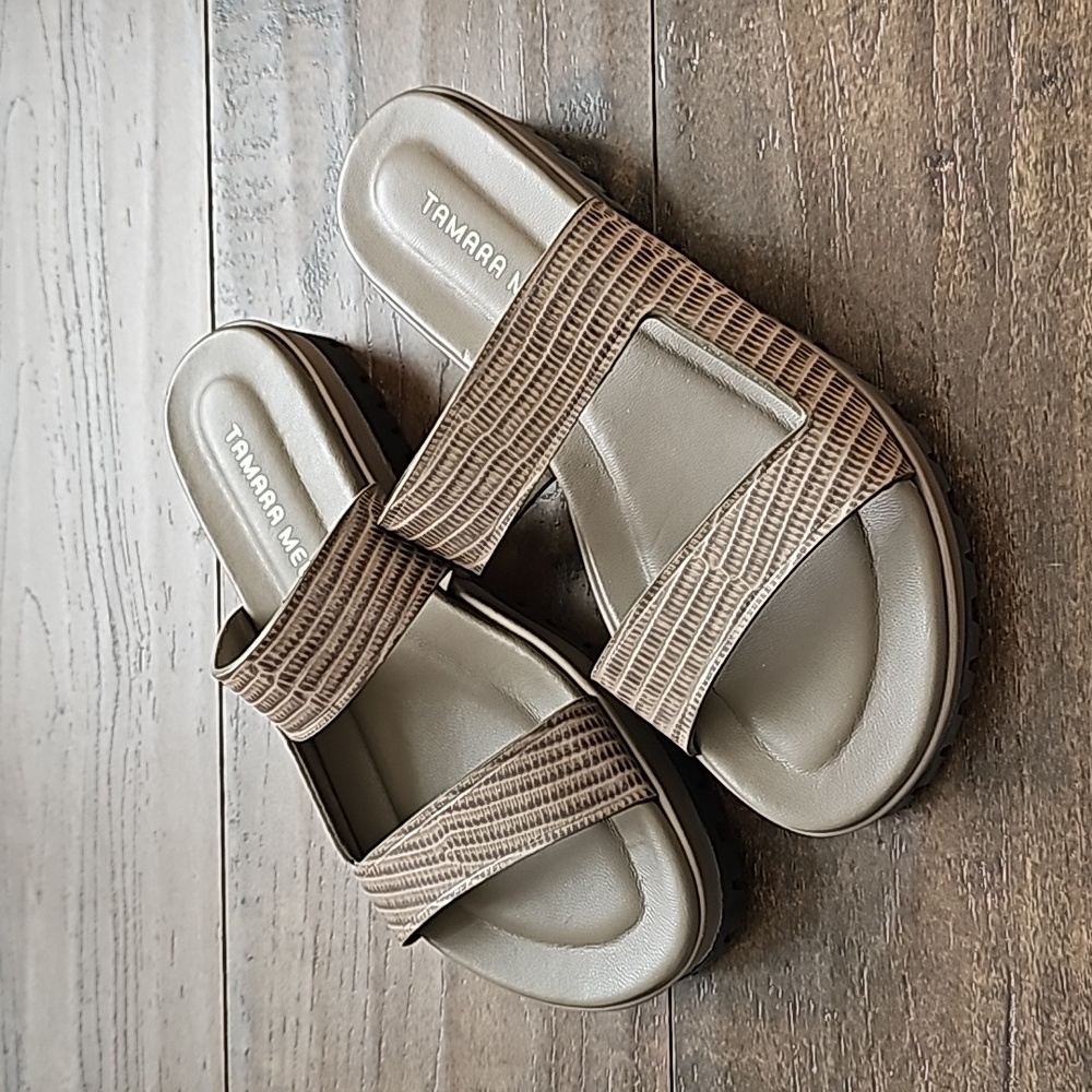Tamara Mellon Lug Sole Sandals